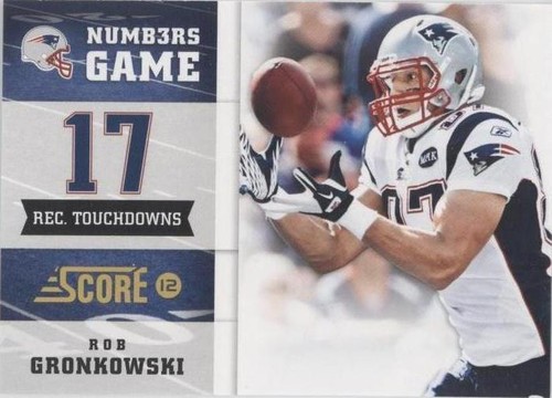 2012 Score Rob Gronkowski #4