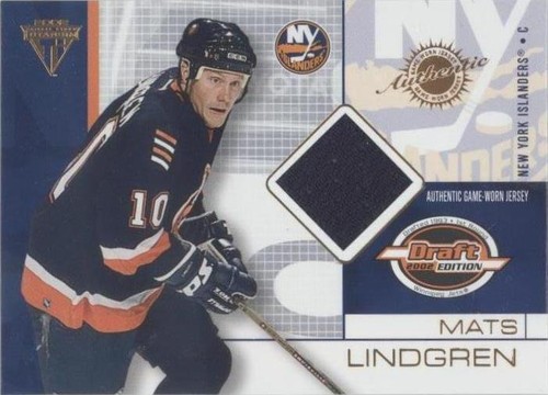 2001-02 Pacific Private Stock Titanium Draft Edition - Mats Lindgren #56