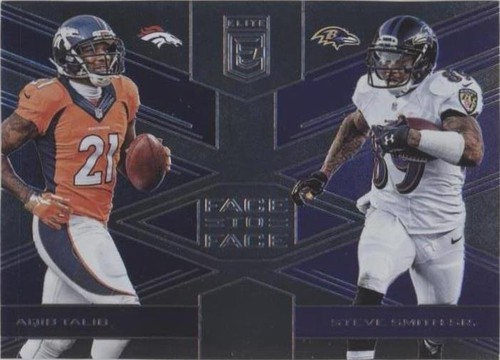 2017 Donruss Elite Aqib Talib Steve Smith #11