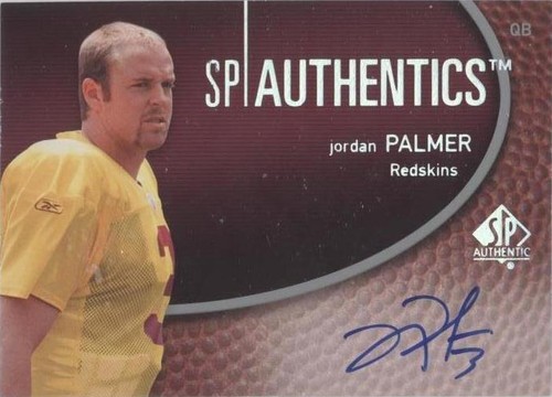 2007 SP Authentic Jordan Palmer #SPAA-JP