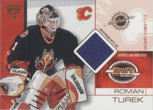 2001-02 Pacific Private Stock Titanium Draft Edition - Roman Turek #17