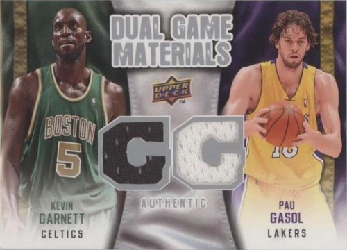 2009-10 Upper Deck - Pau Gasol/Kevin Garnett #DG-GG