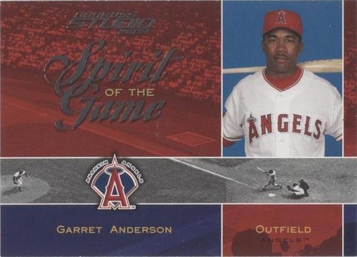 2003 Donruss Studio - Garret Anderson #SG-1