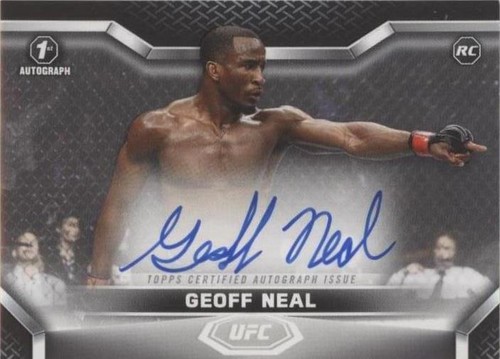 2020 Topps UFC Knockout - Geoff Neal #KA-GN