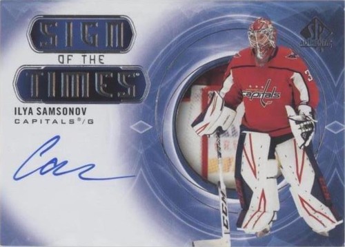 2020-21 SP Authentic - Ilya Samsonov #SOTT-IS