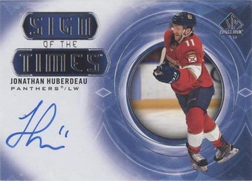 2020-21 SP Authentic - Jonathan Huberdeau #SOTT-JH
