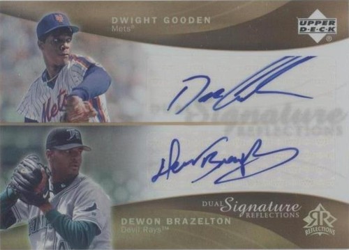 2005 Upper Deck Reflections - Dewon Brazelton Dwight Gooden #DGDB
