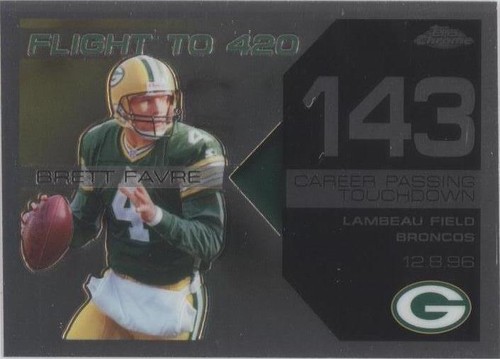 2007 Topps Chrome Brett Favre #BFC-BF143