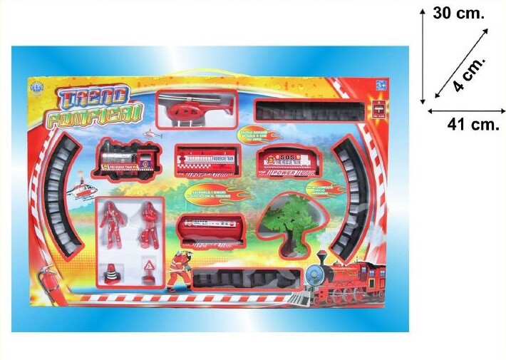 Treno Pompieri Giocattolo Gioco Bambini sar