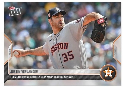 2022 Topps Now - Justin Verlander #583