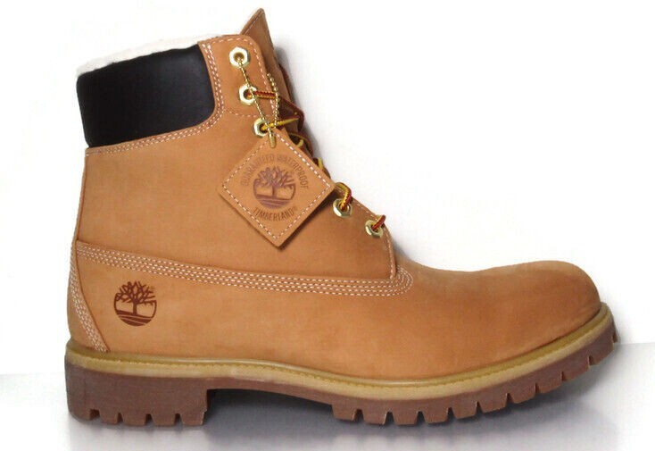 Мужские непромокаемые ботинки Timberland 6  Premium Wheat Nubuck Fur line Sz. 11, А2Е31