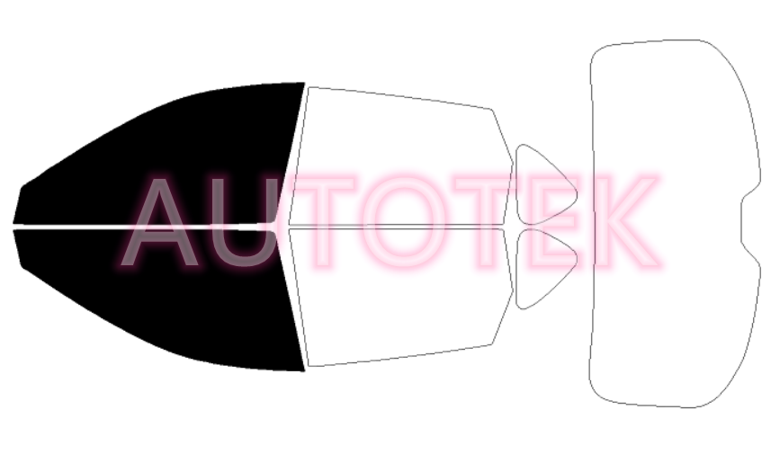 PreCut Film Front Two Door Windows COMPUTER CUT For Mazda CX-5 2017-2023 Tint