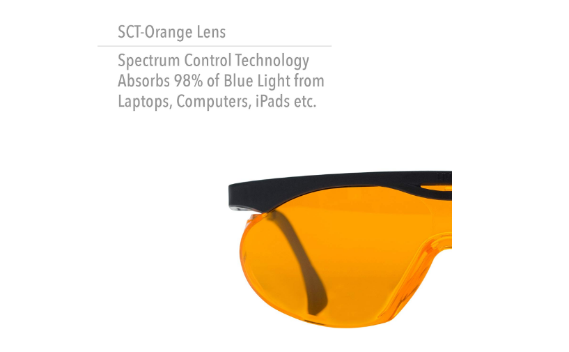 Uvex Skyper Blue Light Blocking Computer Glasses With SCT Orange Lens S1933X NEW