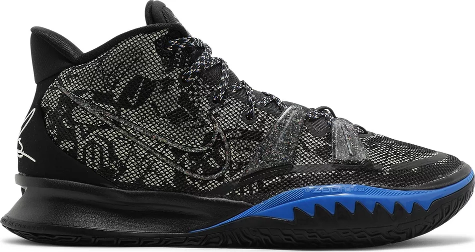 

Кроссовки Nike Kyrie 7 Grind Black Royal Blue Orange CQ9326-007 Мужские 6 лет Женские 7,5, Черный, Nike Kyrie 7