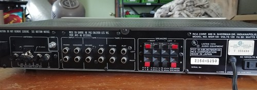 RCA Dimension MSR 130 Receiver MIJ Rare