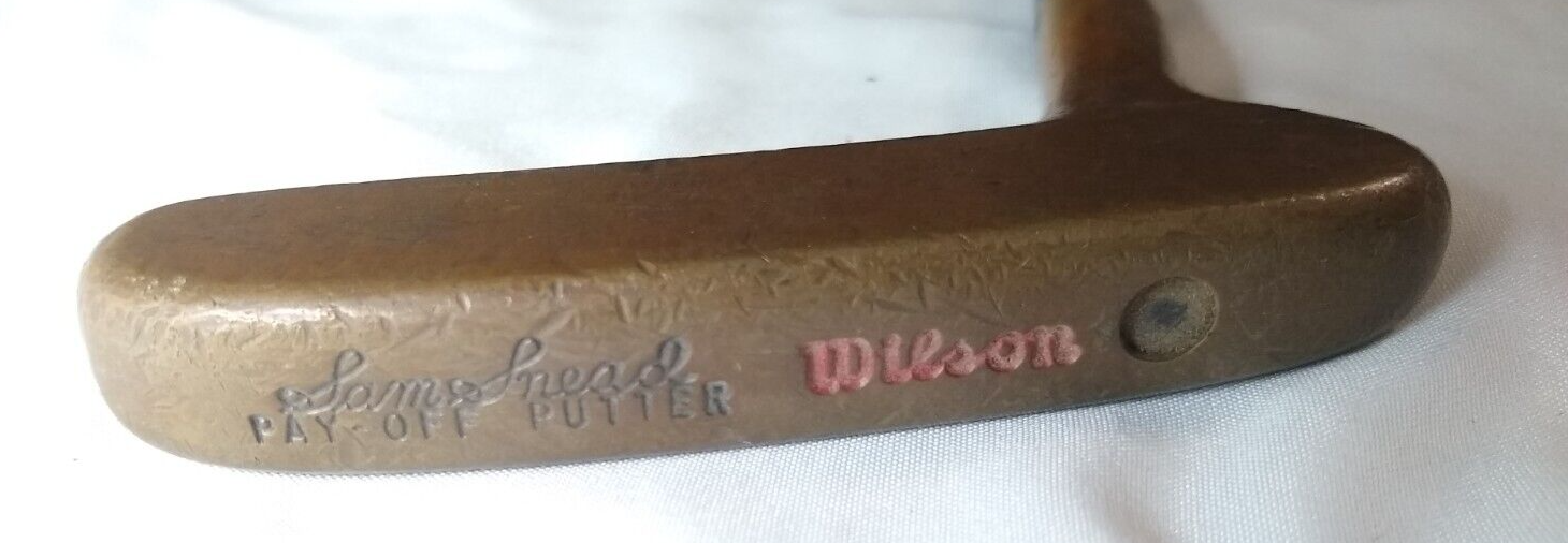 Vintage - Wilson Sam Snead Pay-Off Putter - RH & LH - 35