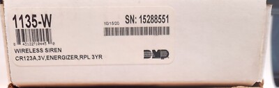 DMP 1135-W Wireless Siren. New Old Stock
