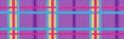 Country Brook Design  Spring Purple Plaid Grosgrain Ribbon