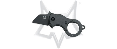 Fox Knives Mini-Ta Liner Lock FX-536B Black Black FRN Stainless Pocket Knife