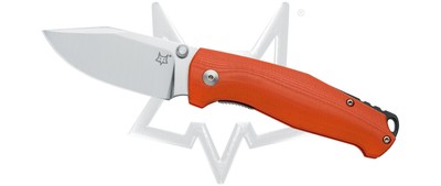 Fox Knives Tur Liner Lock FX-523 OR N690Co Steel Orange G10