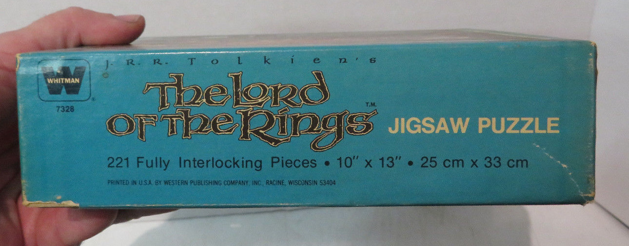 Frodo Camping TOLKIEN'S LORD OF THE RINGS JIGSAW PUZZLE 1979 vintage SEALED