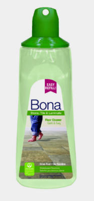 Bona Floor Cleaner Refill For Mop Cleans Stone Tile & Laminate Surfaces 33 oz