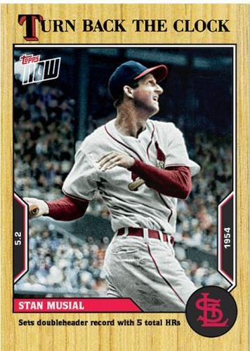 2022 Topps Now Turn Back the Clock - Stan Musial #33