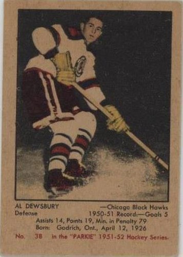 1951-52 Parkhurst - Al Dewsbury #38