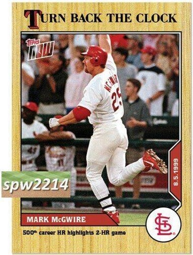 2020 Topps Now Turn Back the Clock - Mark McGwire #128