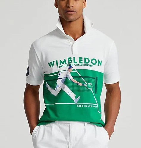 【Polo Ralph Lauren】★Tシャツ★ Unisex Wimbledon T-Shirt Wimbledon Classic Fit Logo T-Shirt for Men | Ralph Lauren® PK