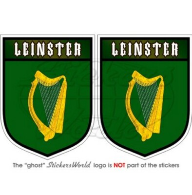 LEINSTER-Provinz IRLAND Irish EIRE Schild 75mm Vinyl Aufkleber x2