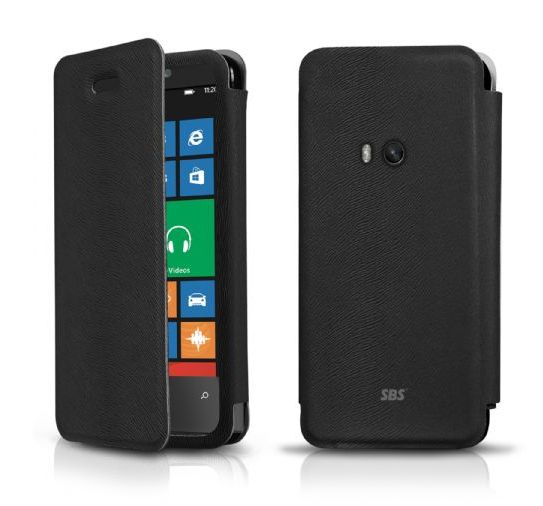 SBS BOOK CUSTODIA CASE LIBRO per HTC ONE 2 M8 NERA