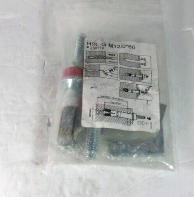 Hilti Expansion Anchor Kit HSL-G M12/0*60 230712, New