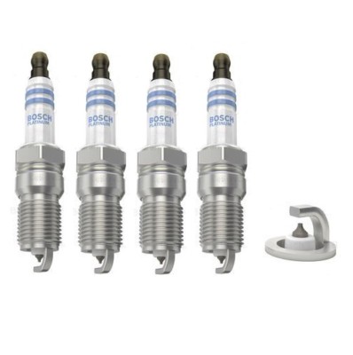 Spark Plugs x 4 Bosch Platinum Fits Ford Fiesta ST150 Mondeo III C-Max 1.8 2.0