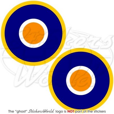 SAAF Südafrikanische Luftwaffe Typ C1 WWII Flugzeug Kokarde Aufkleber 75mm x2