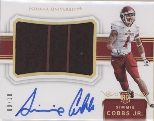 2018 Panini National Treasures Collegiate Football Trading Cards