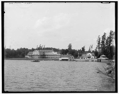 [Paul Smith's from island, Lower St. Regis Lake, Adirondack Mtns., N.Y.]