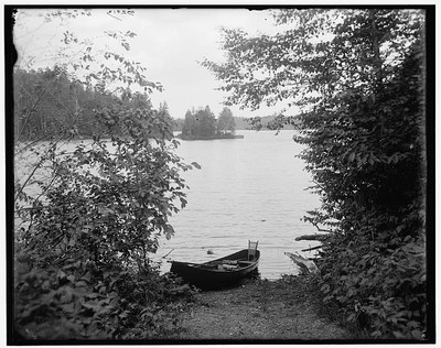 Photo:[Glimpse of Upper St. Regis Lake, Adirondack Mtns., N.Y.]