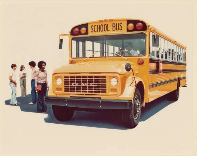 1977 GMC CT 905 School Bus Color Press Photo 0251 | eBay