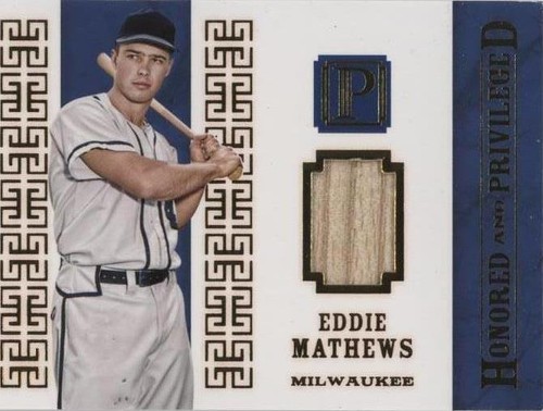 2016 Panini Pantheon - Eddie Mathews #HP-EM