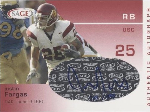 2003 SAGE Justin Fargas #A15