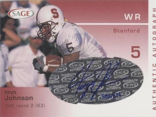 2003 SAGE Teyo Johnson #A24