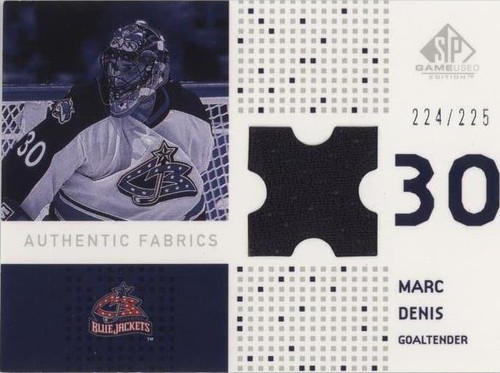 2002-03 SP Game Used - Marc Denis #AF-MD