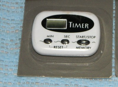 New 4 Cooking Concepts Brand All Purpose Electronic Timers Minutes and Seconds