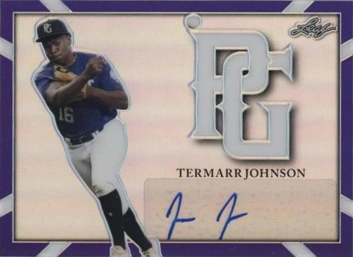 2021 Leaf Perfect Game National Showcase - Termarr Johnson #BA-TJ1