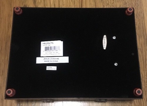 Brand New Baby Music Box Keepsake- Insert Photo- Plays Jesus Loves Me