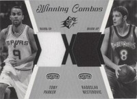 2003-04 SPx - Tony Parker/Radoslav Nesterovic #WC6