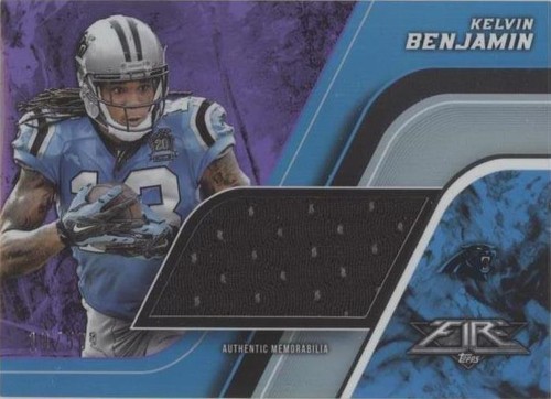 2015 Topps Fire Kelvin Benjamin #FJR-KB