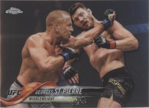 2018 Topps Chrome UFC - Georges St-Pierre #90