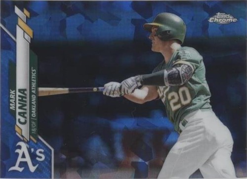 2020 Topps Chrome Sapphire Edition - Mark Canha #474